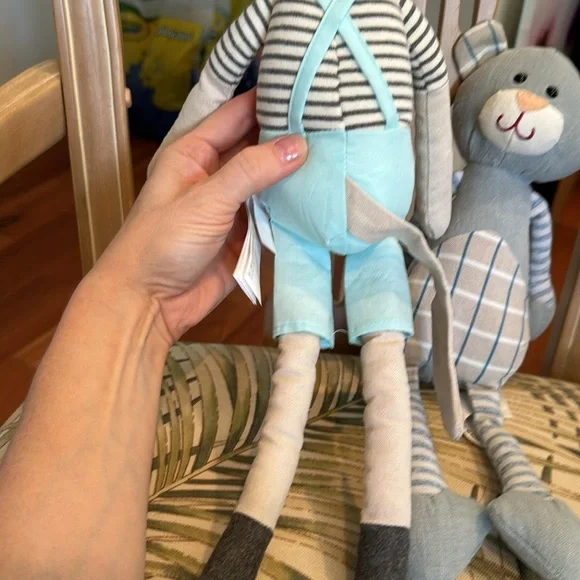 ZARA HOME BUNDLE OF 2 PLUSH STUFFED ANIMALS CAT AND BEAR - Picture 4 of 7